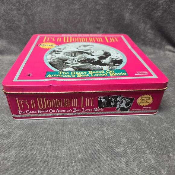 Its a Wonderful Life Game Board Trivia Americas Best Loved Movie Collectible Tin - Picture 5 of 6